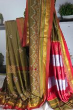 Ilkal Semi Silk With Kasuti Saree