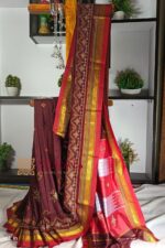 Ilkal Semi Silk With Kasuti Saree
