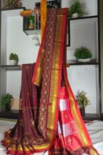 Ilkal Semi Silk With Kasuti Saree