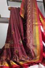 Ilkal Semi Silk With Kasuti Saree