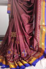 Ilkal Semi Silk With Kasuti Saree