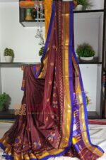 Ilkal Semi Silk With Kasuti Saree