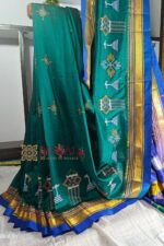 Ilkal Semi Silk With Kasuti Saree