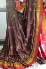 Ilkal Semi Silk With Kasuti Saree