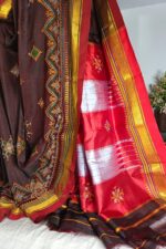 Ilkal Semi Silk With Kasuti Saree
