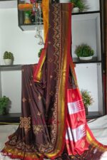 Ilkal Semi Silk With Kasuti Saree