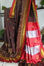 Ilkal Semi Silk With Kasuti Saree