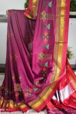 Ilkal Semi Silk With Kasuti Saree