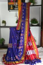 Ilkal Semi Silk With Kasuti Saree