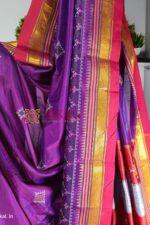 Ilkal Semi Silk With Kasuti Saree