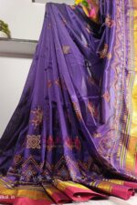 Ilkal Semi Silk With Kasuti Saree