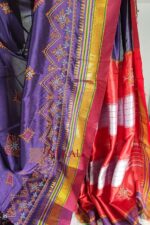 Ilkal Semi Silk With Kasuti Saree