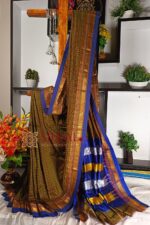 Ilkal Checked Mercerized Silk Saree