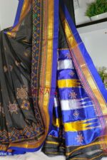 Ilkal Semi Silk With Kasuti Saree