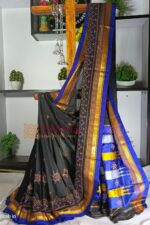 Ilkal Semi Silk With Kasuti Saree