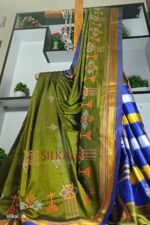 Ilkal Semi Silk With Kasuti Saree