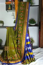 Ilkal Semi Silk With Kasuti Saree