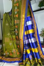 Ilkal Semi Silk With Kasuti Saree