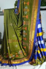 Ilkal Semi Silk With Kasuti Saree