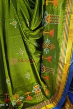 Ilkal Semi Silk With Kasuti Saree