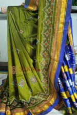 Ilkal Semi Silk With Kasuti Saree