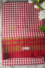 Ilkal Small Check Cotton Silk Saree