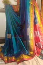 Ilkal Plain Mercerized Silk Saree