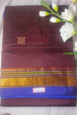 Ilkal Plain Mercerized Silk Saree
