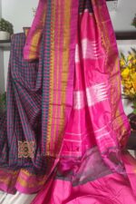 Ilkal Small Check Cotton Silk Saree