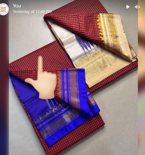 Ilkal Cotton Silk chandrunga Saree