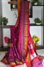 Ilkal Semi Silk With Kasuti Saree