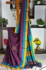 Patteda Anchu Pure Cotton Handloom Saree