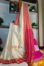 Ilkal Handloom Viscose Cotton Silk Chikki Paras Border Saree