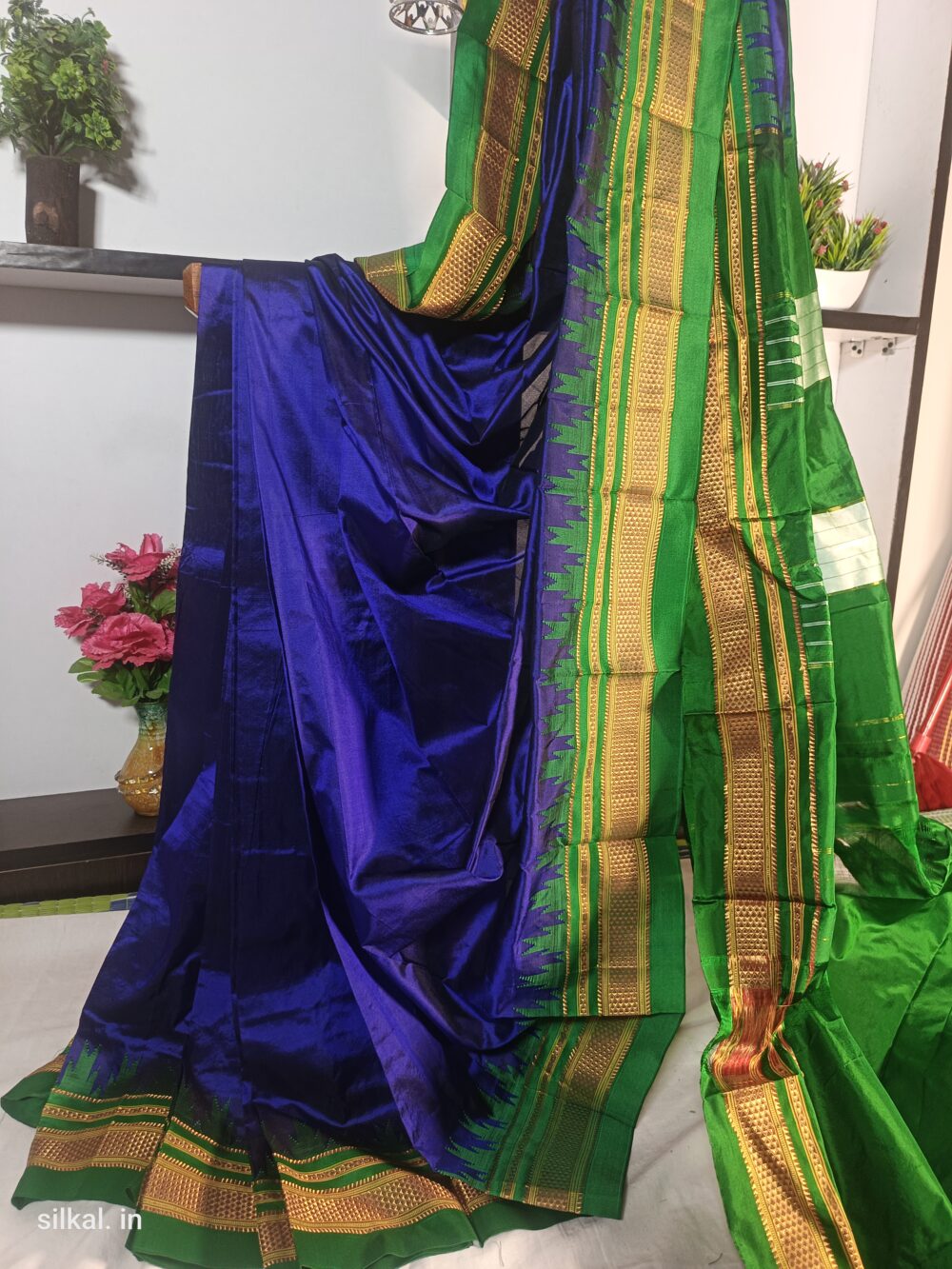 Pure Silk Ilkal Handloom Saree