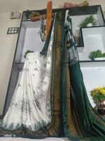 Ilkal Kasuti Tample Border Sarees