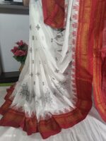 Ilkal Kasuti Tample Border Sarees