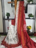 Ilkal Kasuti Tample Border Sarees