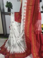 Ilkal Kasuti Tample Border Sarees