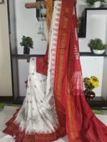 Ilkal Kasuti Tample Border Sarees