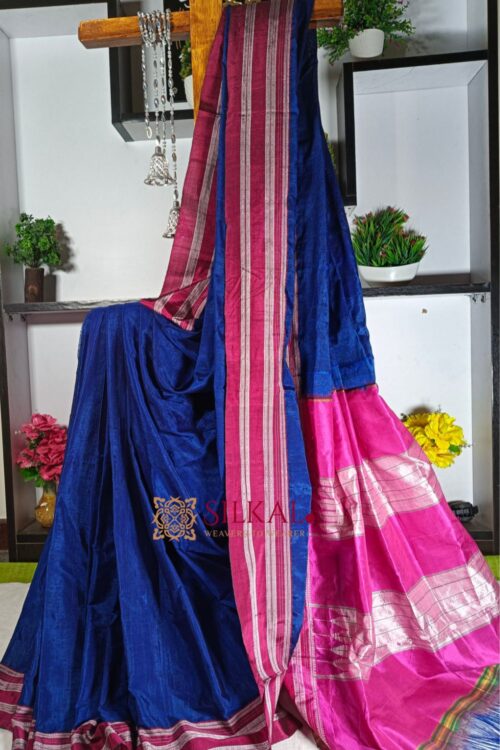 Ilkal Handloom Viscose Cotton Silk Special Gayatri Border Saree