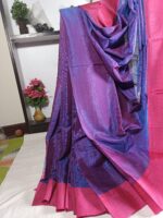 Ilkal Handloom Viscose Cotton Silk Chikki Paras Border Saree
