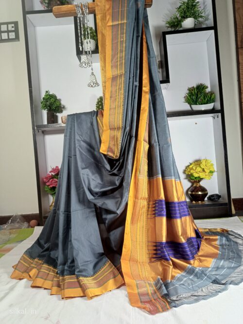 Ilkal Mercerized Sonamati Cotton Butta Saree