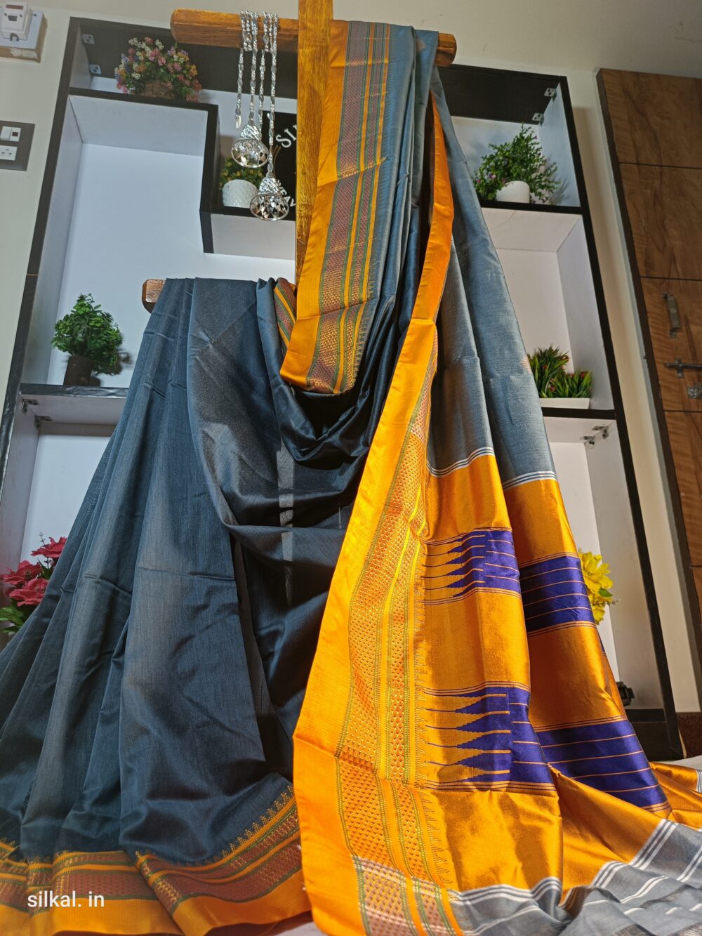 Ilkal Mercerized Sonamati Cotton Butta Saree