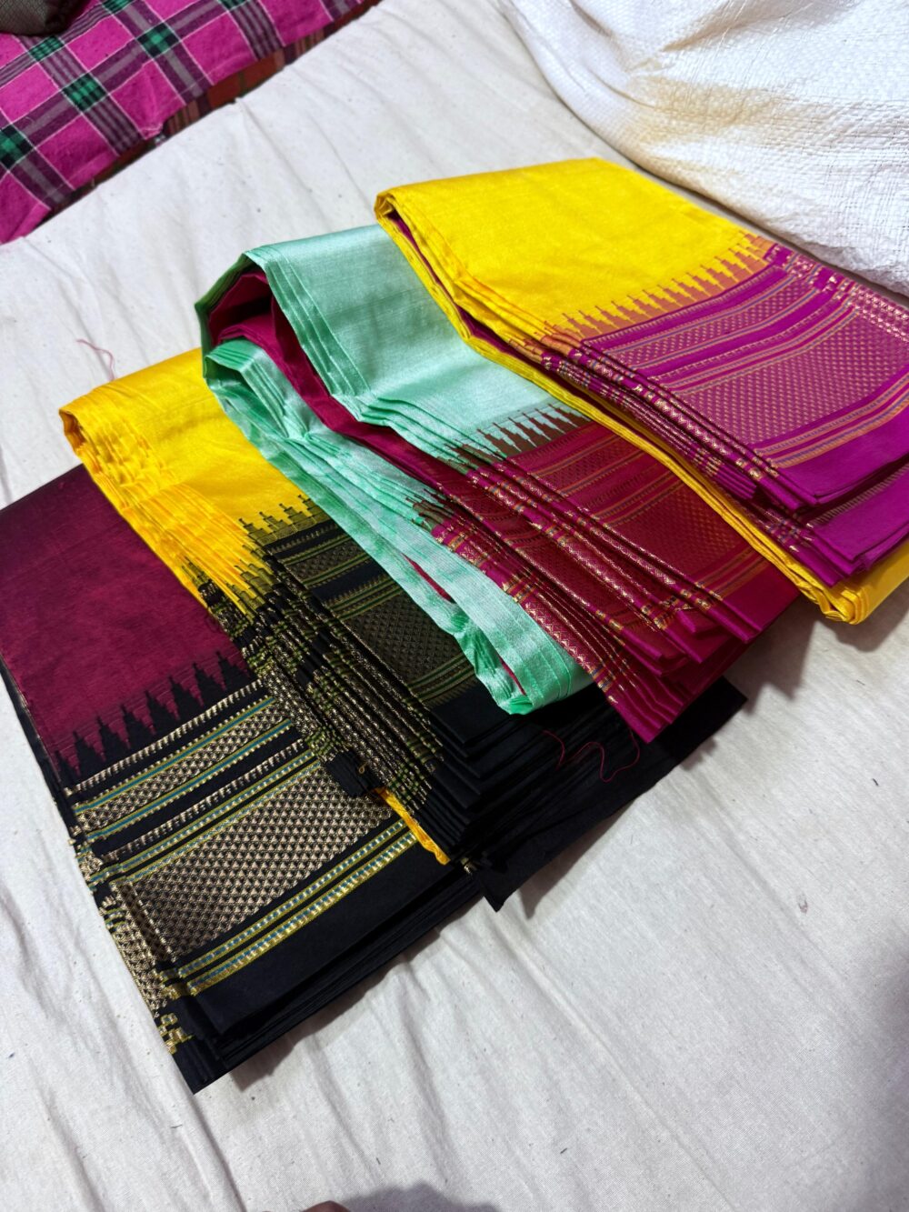 Pure Silk Ilkal Handloom Saree - SKL1580