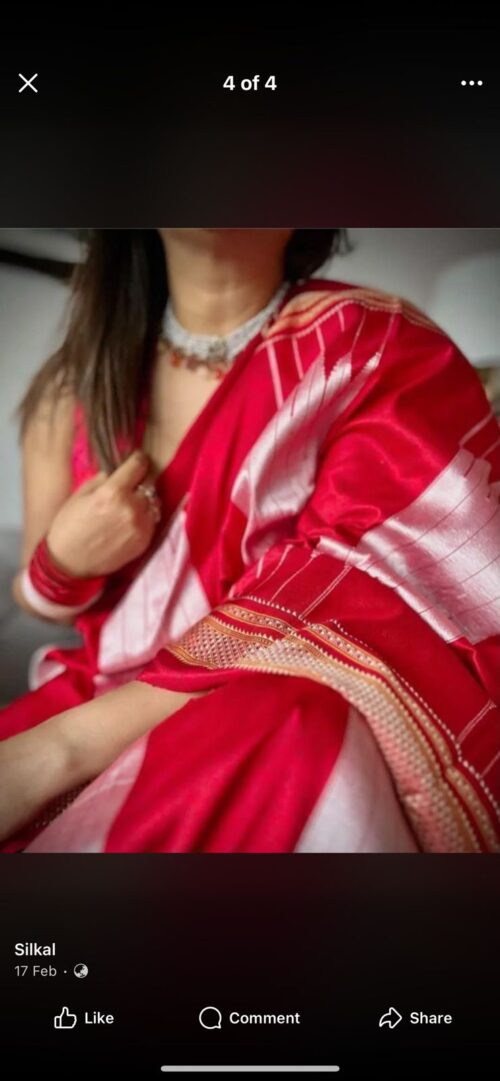 Ilkal Pure Silk Kasuti Saree - SKL1536-1